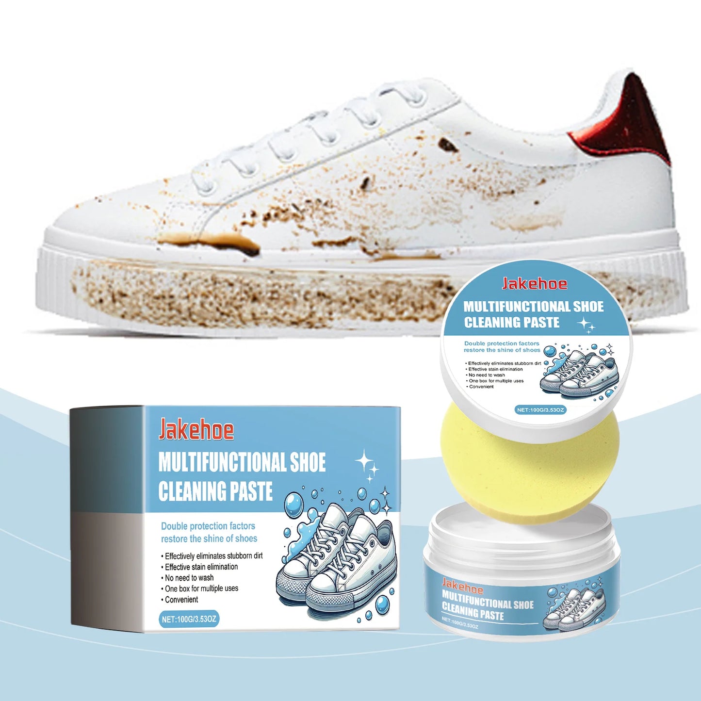 1PC Shoe Cleaning Cream – Stain & Yellow Stain Remover
