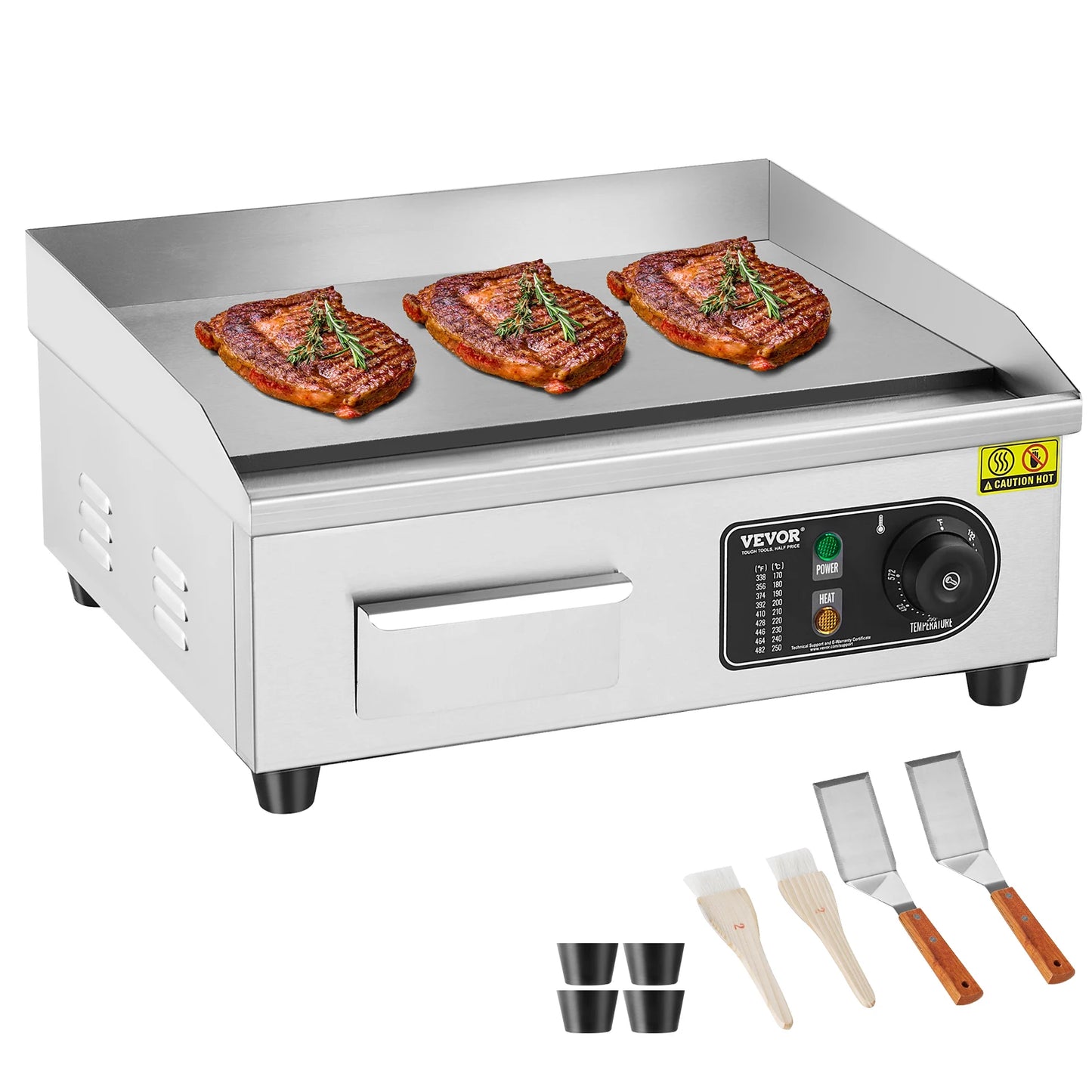 Countertop Electric Griddle Flat Top Grill