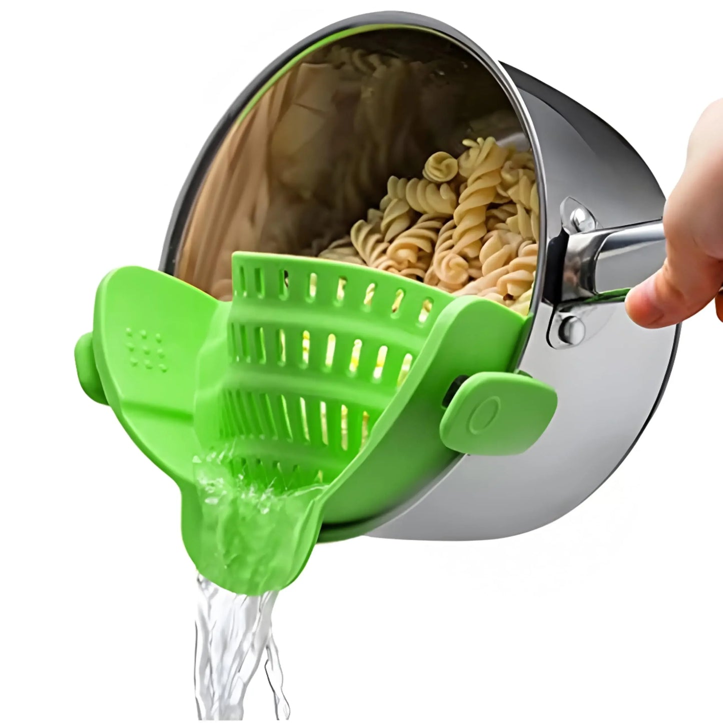 Adjustable Silicone Clip On Strainer For Pots