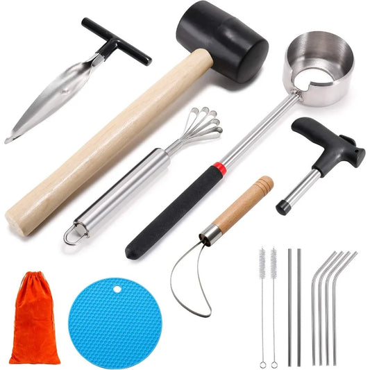 Coconut Opener Tool Set