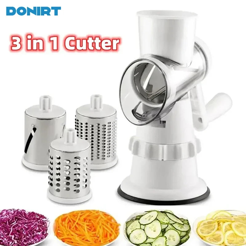 3 In 1  Manual Vegetable Slicer/Grater