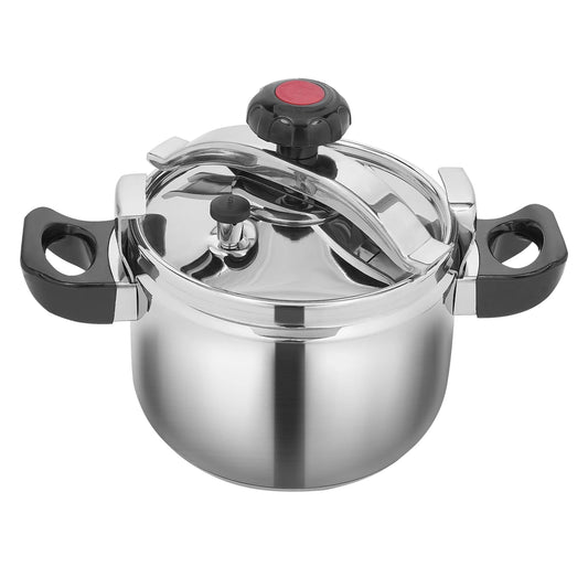 5L Pressure Canner Stainless Steel for Open Fire, Induction Stove