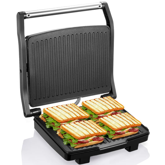 Panini Press Grill, Gourmet Sandwich Maker