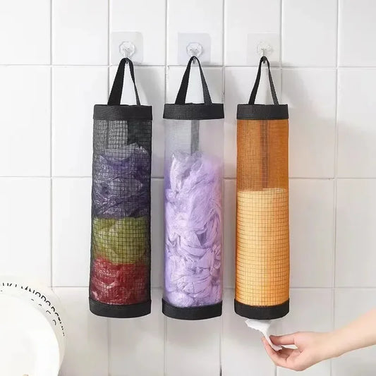 Plastic Bag Holder Dispenser Wall Mountable