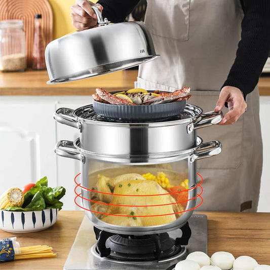 11 inch 3 Tier Food Steamer
