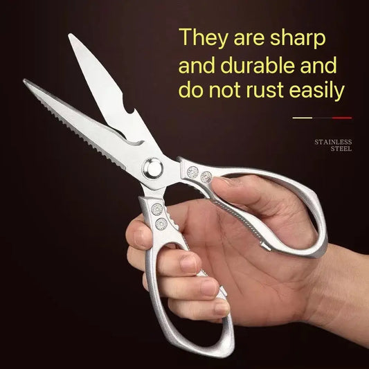 Heavy-Duty Kitchen Scissors - Perfect for Cutting Chicken