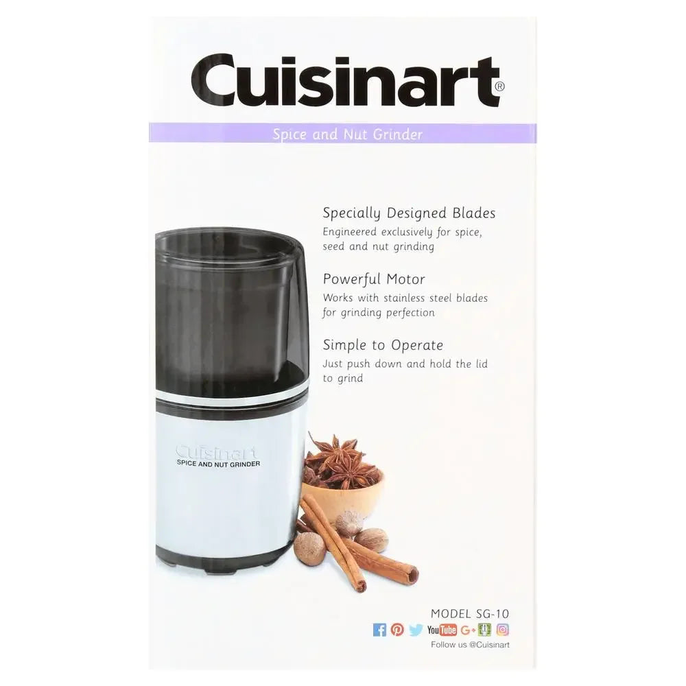 Electric Stainless Steel Spice and Nut Grinder – SG-10