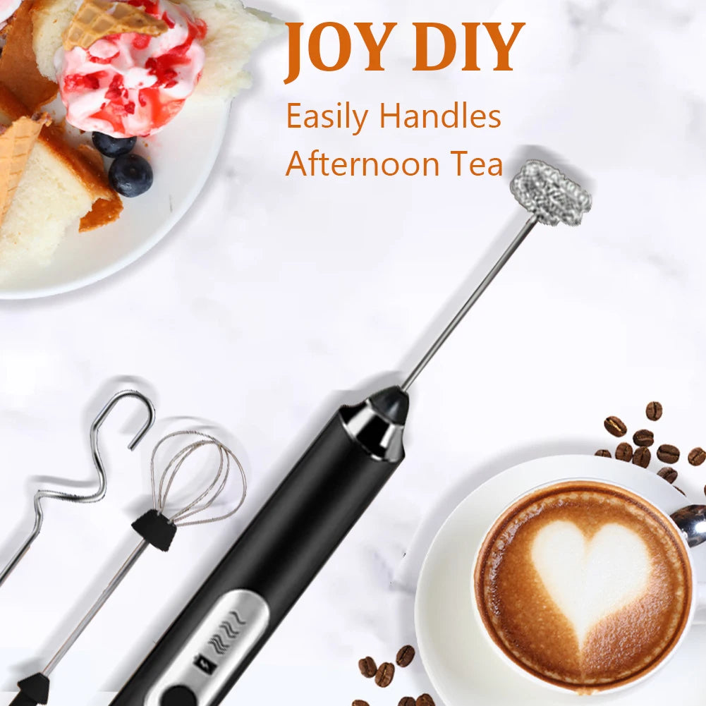 Mini Electric Milk Foamer Cappuccino Frother